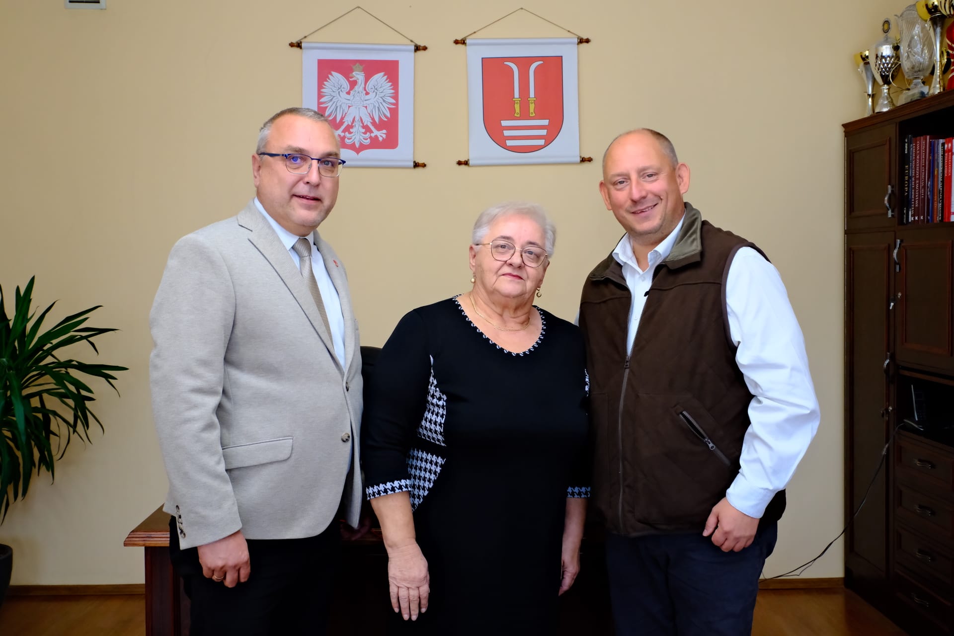 Obraz przedstawiający Wojewoda Małopolski z wizytą w Gminie Stryszawa