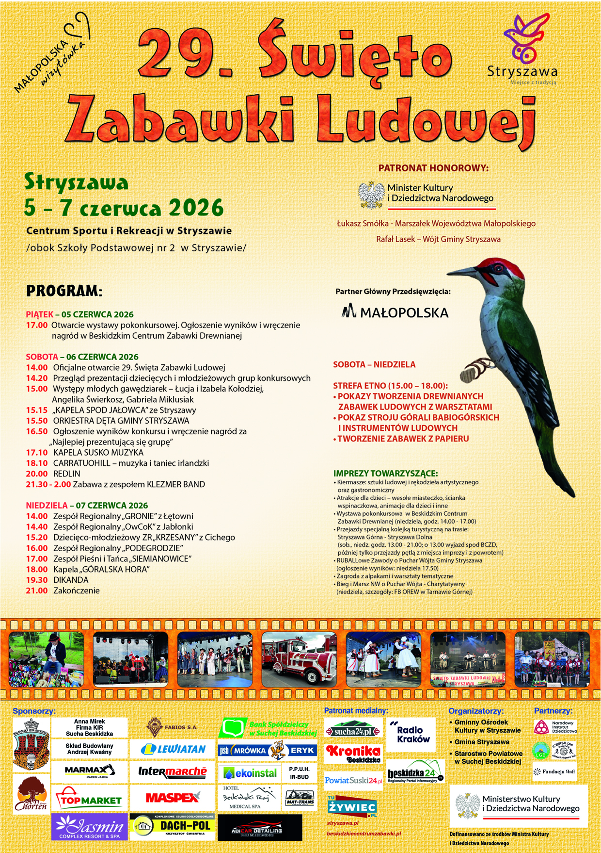 Obraz przedstawiający 29. Święto Zabawki Ludowej. Program.