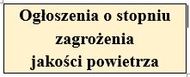 Jakość powietrza w małopolsce