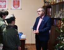 Obraz przedstawiający Betlejemskie Światło Pokoju trafiło do Wójta Gminy Stryszawa